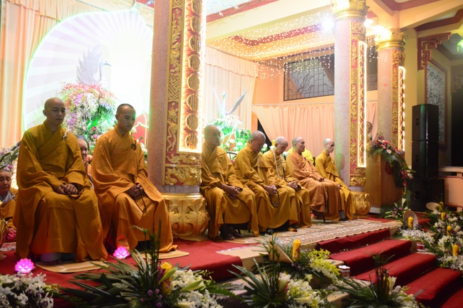 Flower Lantern festival on Amitabha Buddha 's Birthday at Long Hoa Pagoda – Long An
