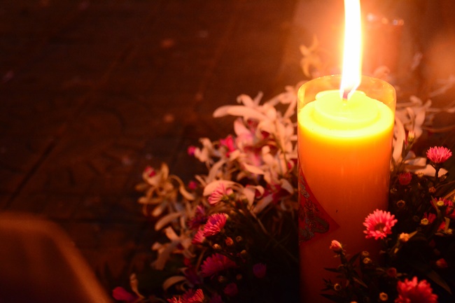 Flower Lantern festival on Amitabha Buddha 's Birthday at Long Hoa Pagoda – Long An
