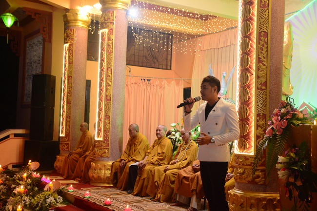 Flower Lantern festival on Amitabha Buddha 's Birthday at Long Hoa Pagoda – Long An