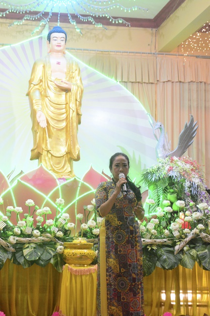 Flower Lantern festival on Amitabha Buddha 's Birthday at Long Hoa Pagoda – Long An