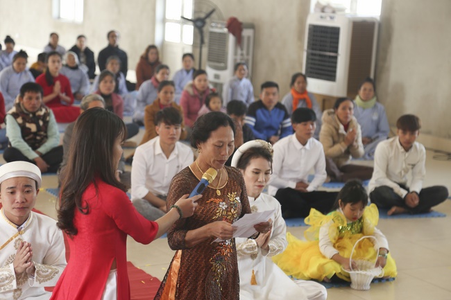 The wedding ceremony at Dong Cao Pagoda – Thanh Hoa province
