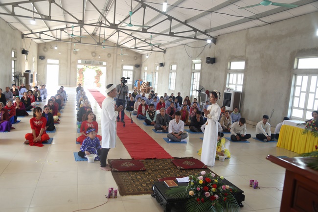 The wedding ceremony at Dong Cao Pagoda – Thanh Hoa province