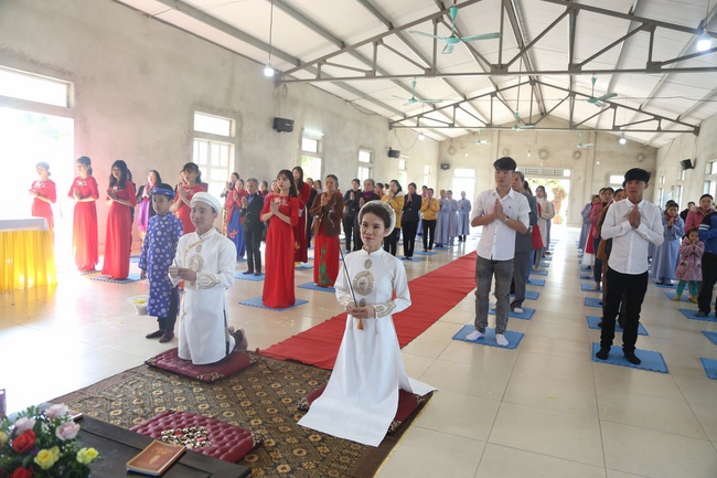 The wedding ceremony at Dong Cao Pagoda – Thanh Hoa province
