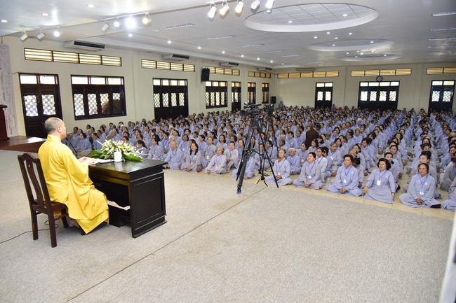 Opening the 92nd  Seven-Day Retreat