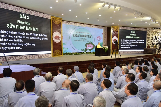 Opening the 92nd  Seven-Day Retreat