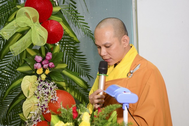 A Ceremony Lighting  Flower Lanterns to Celebrate Birthday Of Amitabha Buddha at Phuoc Thien Pagoda, Ho Chi Minh City