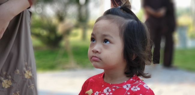 Buddhists wishing Tet Senior Ven. Thich Chan Tinh on the Tet's 6th day