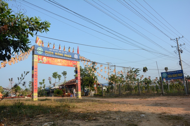 The ceremony praying for peace in the beginning of the early year at Dang Phap pagoda - Binh Phuoc
