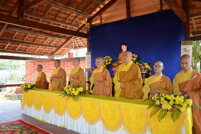 The ceremony praying for peace in the beginning of the early year at Dang Phap pagoda - Binh Phuoc