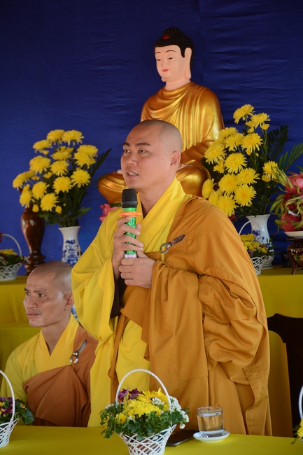 The ceremony praying for peace in the beginning of the early year at Dang Phap pagoda - Binh Phuoc