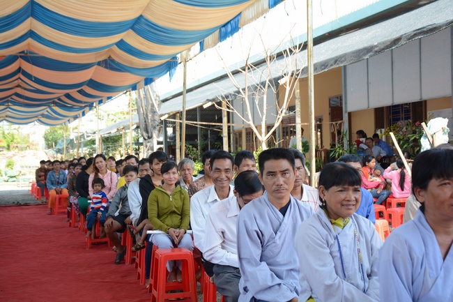 The ceremony praying for peace in the beginning of the early year at Dang Phap pagoda - Binh Phuoc
