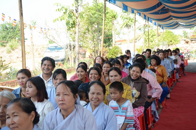 The ceremony praying for peace in the beginning of the early year at Dang Phap pagoda - Binh Phuoc