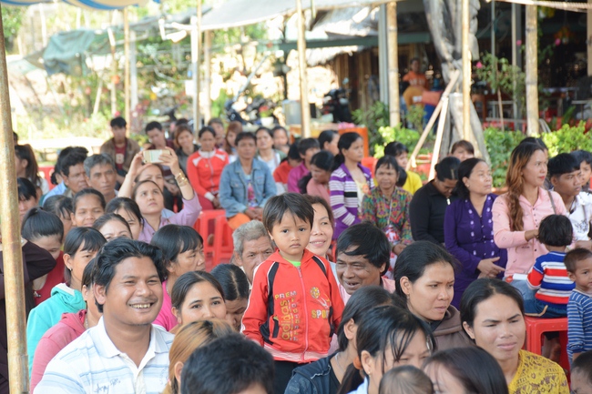 The ceremony praying for peace in the beginning of the early year at Dang Phap pagoda - Binh Phuoc