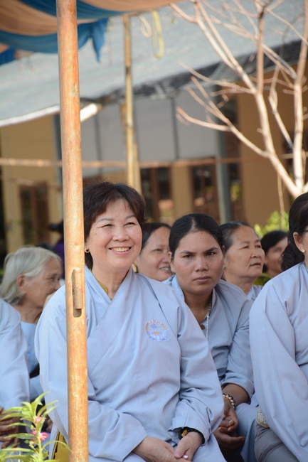 The ceremony praying for peace in the beginning of the early year at Dang Phap pagoda - Binh Phuoc