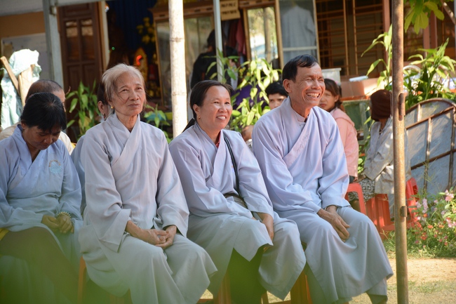 The ceremony praying for peace in the beginning of the early year at Dang Phap pagoda - Binh Phuoc
