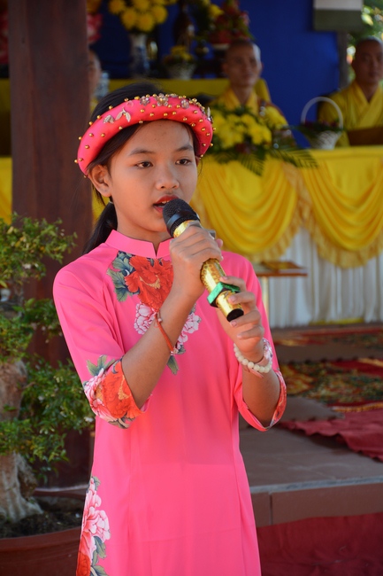 The ceremony praying for peace in the beginning of the early year at Dang Phap pagoda - Binh Phuoc