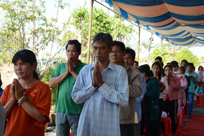 The ceremony praying for peace in the beginning of the early year at Dang Phap pagoda - Binh Phuoc