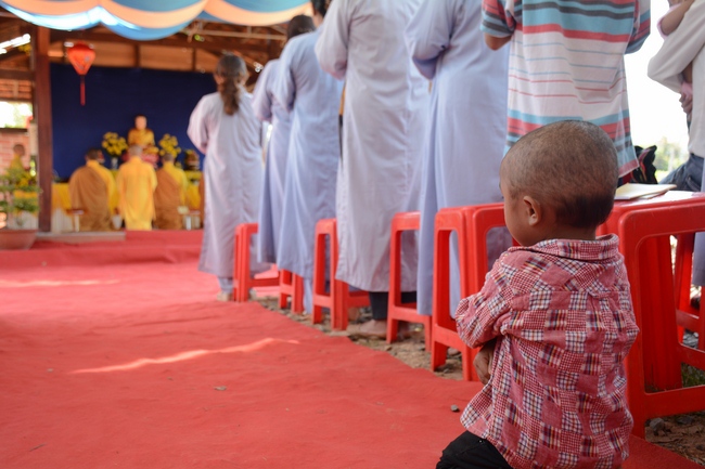 The ceremony praying for peace in the beginning of the early year at Dang Phap pagoda - Binh Phuoc