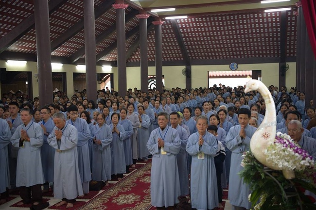 Chùa Hòa Phúc:  Hàng nghìn Phật tử về tham dự Đại lễ cầu an đầu năm