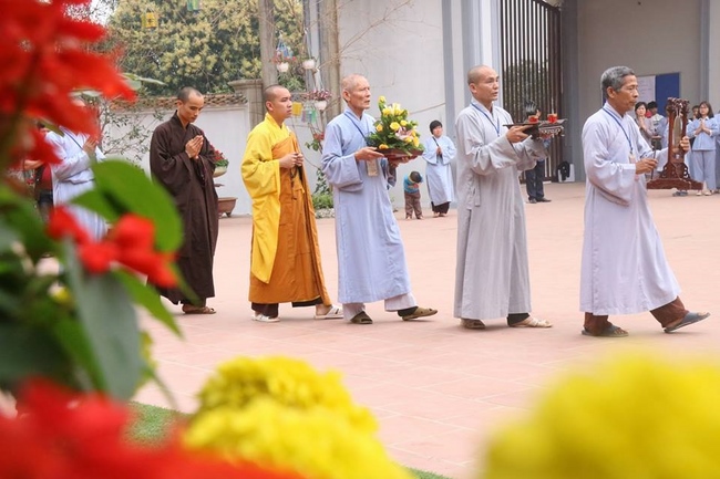 Chùa Hòa Phúc:  Hàng nghìn Phật tử về tham dự Đại lễ cầu an đầu năm