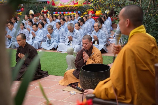 Chùa Hòa Phúc:  Hàng nghìn Phật tử về tham dự Đại lễ cầu an đầu năm