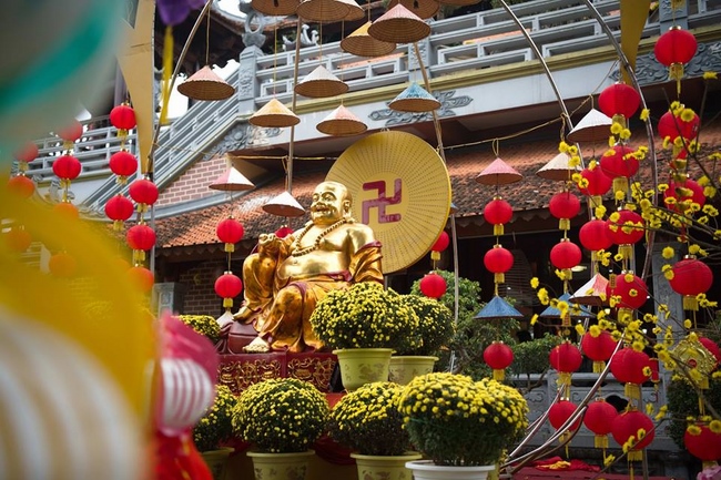 Chùa Hòa Phúc:  Hàng nghìn Phật tử về tham dự Đại lễ cầu an đầu năm