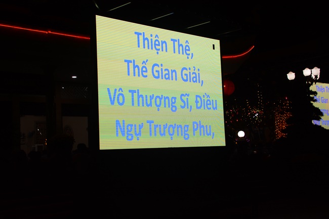 The first Repentant Ceremony in 2019