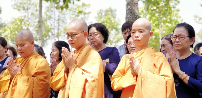 Quý thầy và các phái đoàn Phật tử chúc tết Thượng tọa Thích Chân Tính từ ngày 11-15 tết