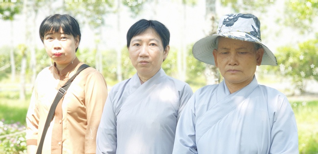 Quý thầy và các phái đoàn Phật tử chúc tết Thượng tọa Thích Chân Tính từ ngày 11-15 tết