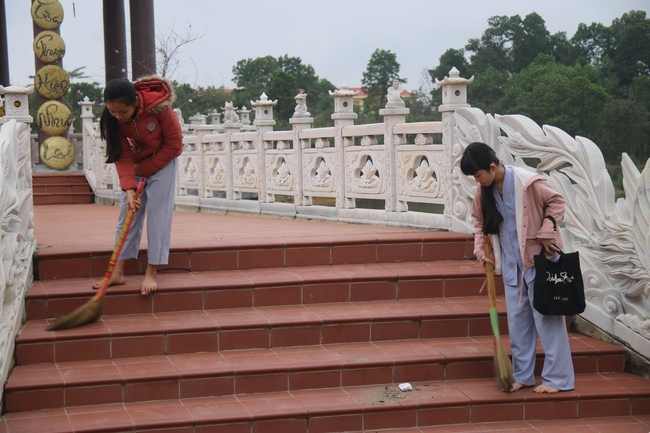 Hoa Phuc Pagoda: More than 150 children attended the first spring retreat in the Year of the Pig