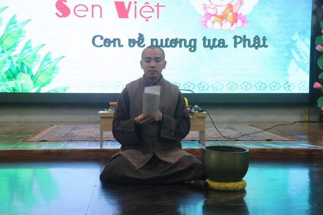 Hoa Phuc Pagoda: More than 150 children attended the first spring retreat in the Year of the Pig