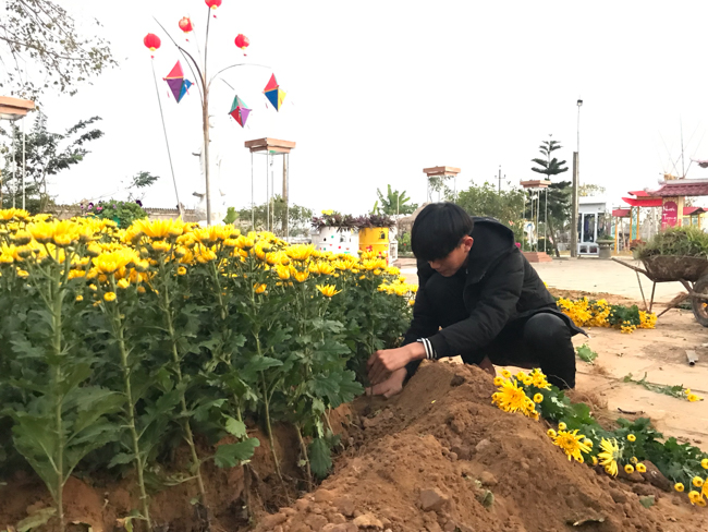 Không khí chuẩn bị Tết Kỷ Hợi tại chùa Đống Cao – Thanh Hóa