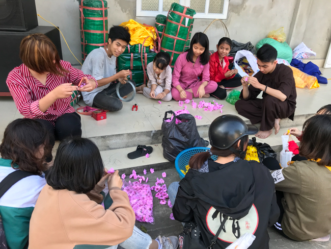 Không khí chuẩn bị Tết Kỷ Hợi tại chùa Đống Cao – Thanh Hóa