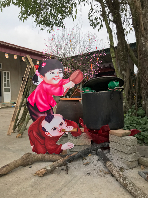 Không khí chuẩn bị Tết Kỷ Hợi tại chùa Đống Cao – Thanh Hóa