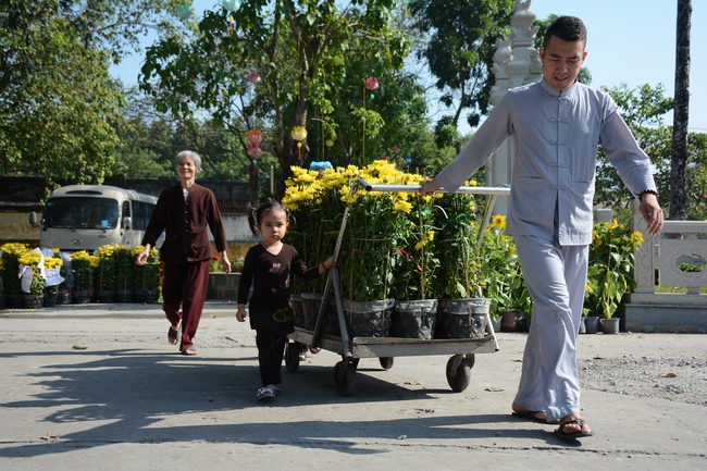 Series photos of activities preparing for the New Year 2019