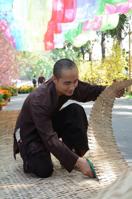 Series photos of activities preparing for the New Year 2019