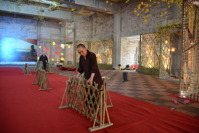 Series photos of activities preparing for the New Year 2019