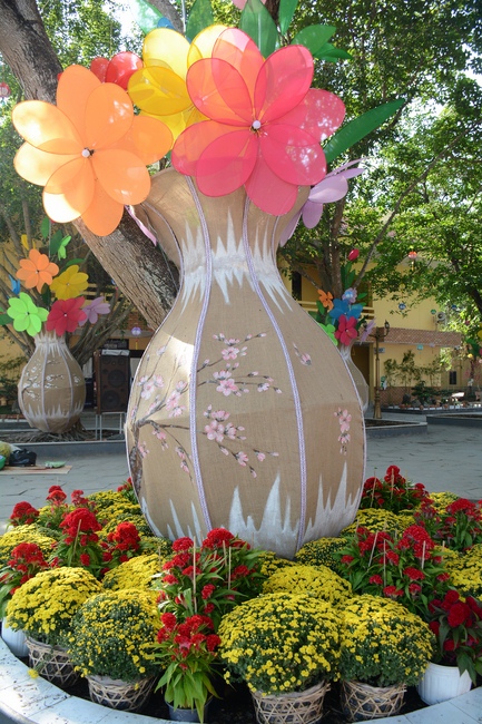 Series photos of activities preparing for the New Year 2019