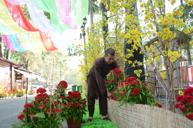 Series photos of activities preparing for the New Year 2019