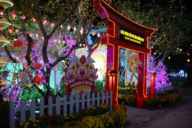 Series photos of activities preparing for the New Year 2019