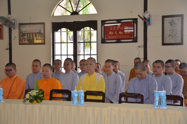 Attending the Final Year Ceremony of the Buddhist Intermediate Institute, Creature Release in Can Tho City.