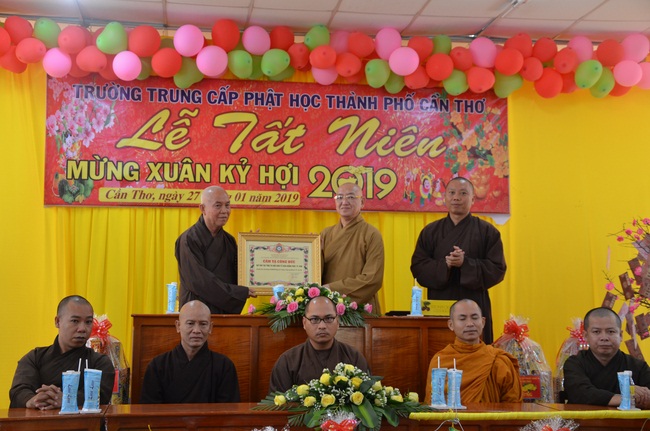 Attending the Final Year Ceremony of the Buddhist Intermediate Institute, Creature Release in Can Tho City.