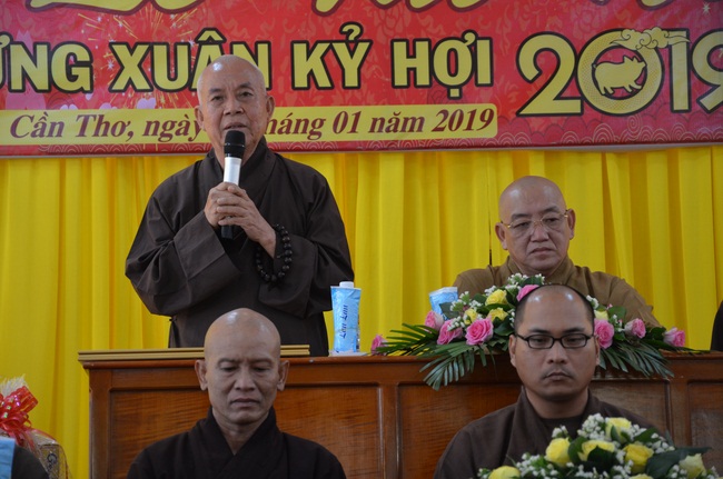 Attending the Final Year Ceremony of the Buddhist Intermediate Institute, Creature Release in Can Tho City.