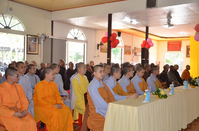 Attending the Final Year Ceremony of the Buddhist Intermediate Institute, Creature Release in Can Tho City.