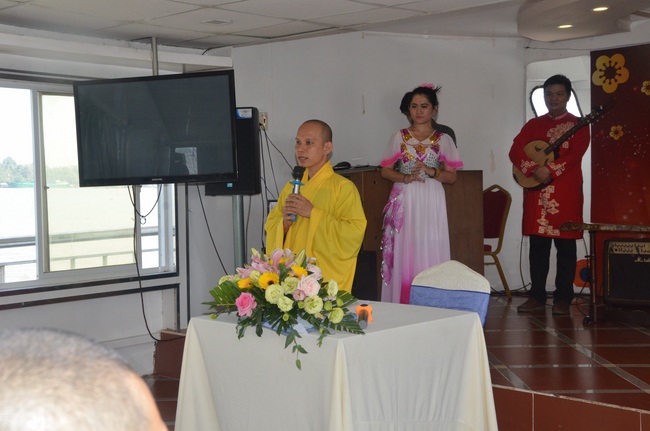 Attending the Final Year Ceremony of the Buddhist Intermediate Institute, Creature Release in Can Tho City.