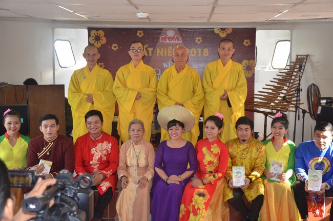Attending the Final Year Ceremony of the Buddhist Intermediate Institute, Creature Release in Can Tho City.