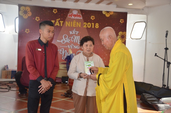 Attending the Final Year Ceremony of the Buddhist Intermediate Institute, Creature Release in Can Tho City.