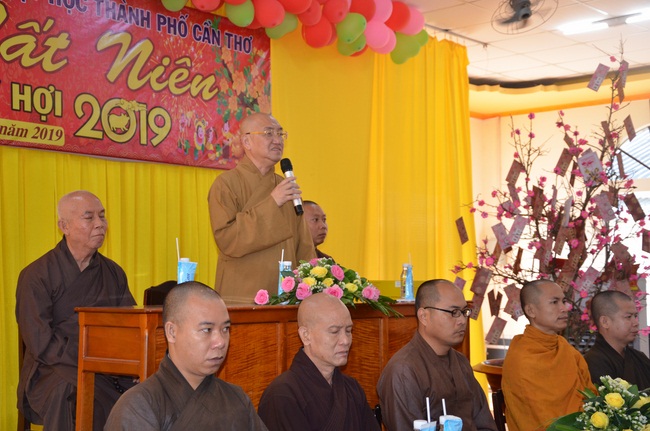 Attending the Final Year Ceremony of the Buddhist Intermediate Institute, Creature Release in Can Tho City.