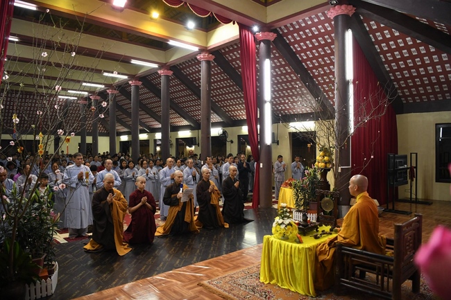 Chùa Hòa Phúc: Khoảnh khắc đón giao thừa Tết Kỷ Hợi