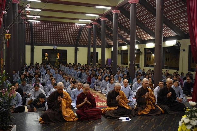 Chùa Hòa Phúc: Khoảnh khắc đón giao thừa Tết Kỷ Hợi